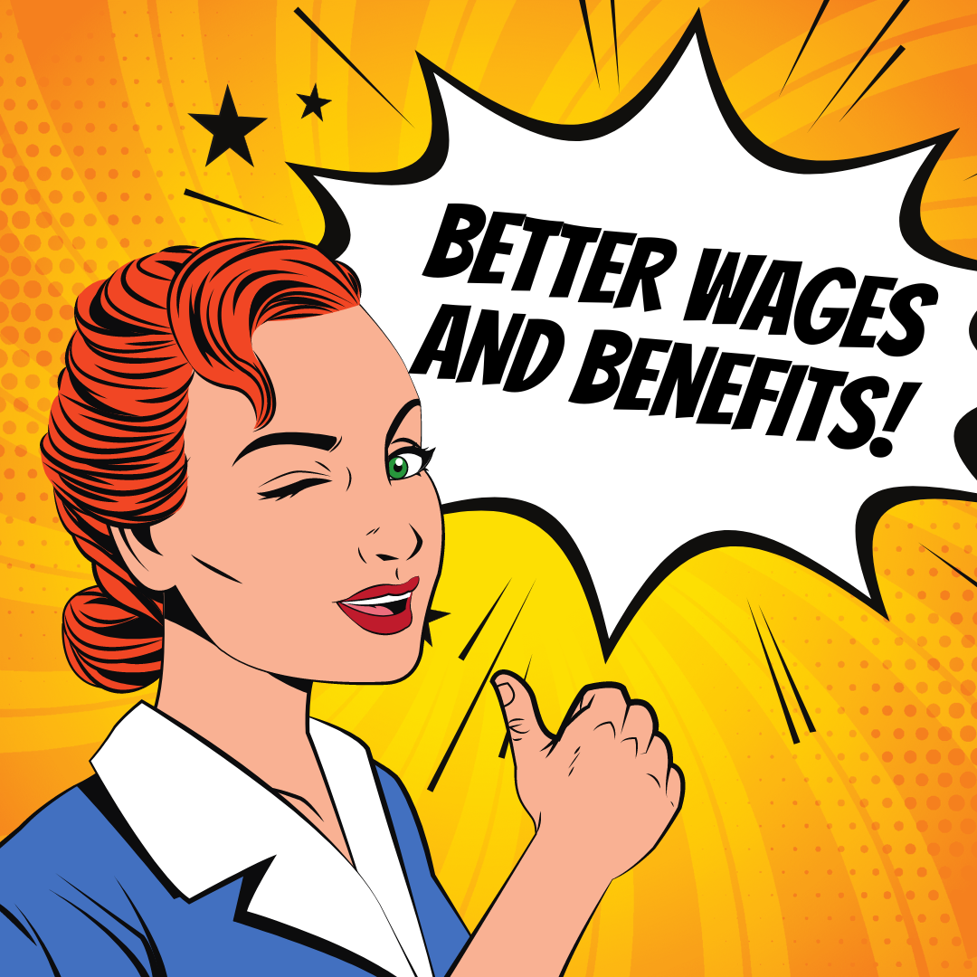 wages and benefits